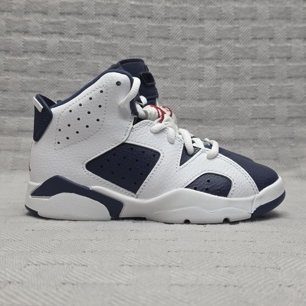 Nike Air Jordan 6 Retro Olympic Kids Size 11c DV3605-164